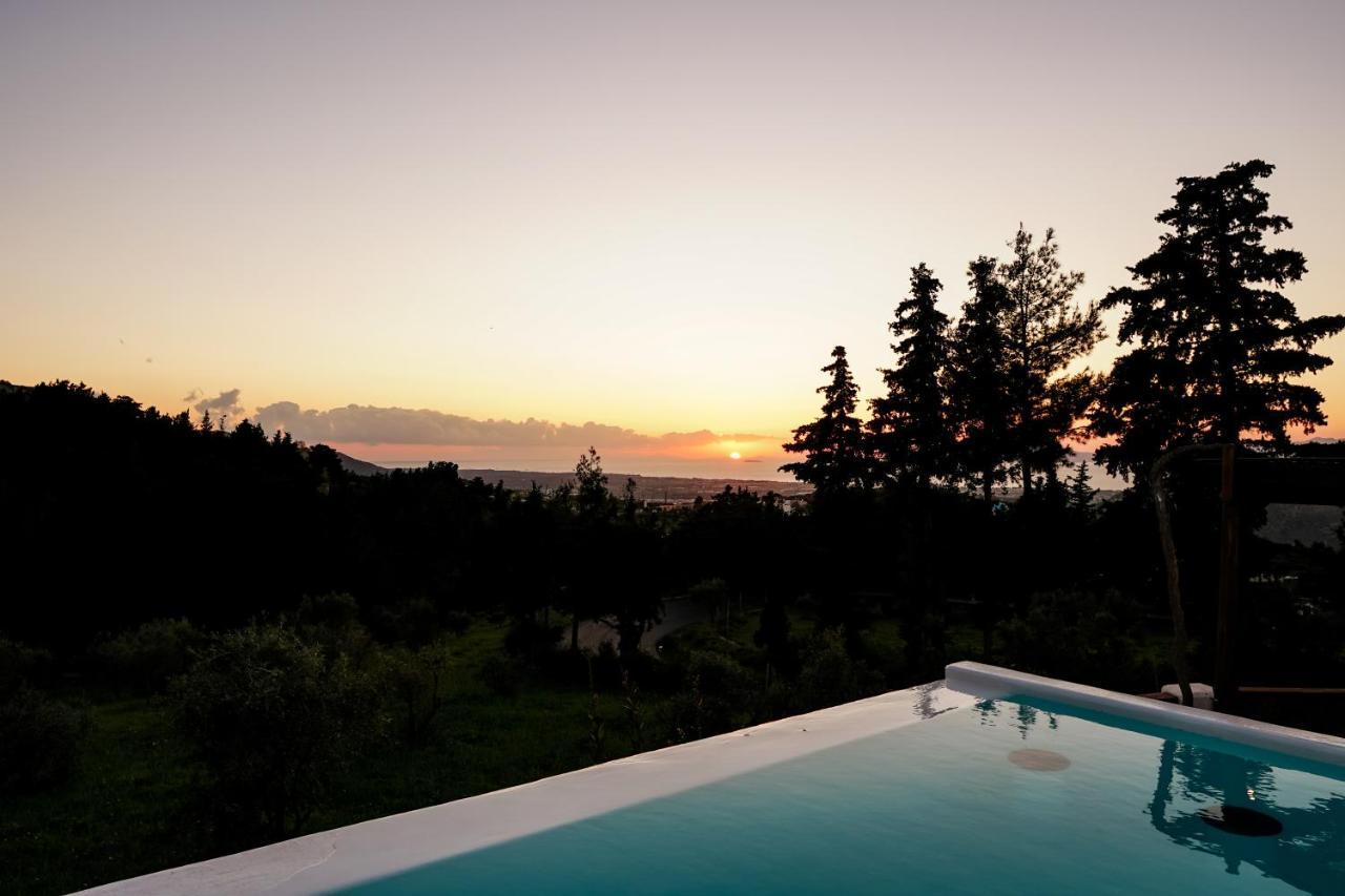 Tramonto Villa Lagoudi Zia Exteriör bild